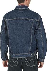 Chaquetas de hombre vaqueras de fabricante de ropa al por mayor Chaquetas vaqueras de hombre de color sólido básicas personalizadas Chaquetas vaqueras de hombre hechas en Pakistán - Product Image 5