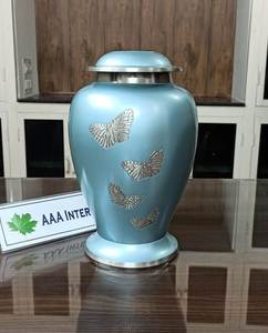 ราคาตลาดของแท้คุณภาพดีที่สุดกลับมาที่บ้านเสร็จสิ้นวัสดุอลูมิเนียมการเผาศพผู้ใหญ่/โกศศพจากอินเดีย - Product Image 5