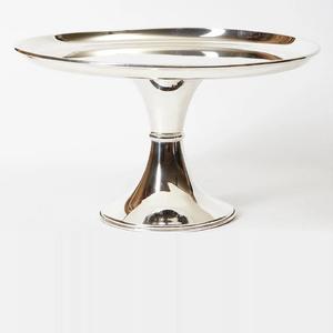 ที่ตั้งเค้กทรงกลมโลหะสีเงินพร้อมส่งแท่นวางเค้กสำหรับงานแต่งงานงานปาร์ตี้ - Product Image 4