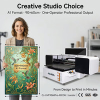 Impresora UV Industrial Jucolor 9060 6090 Ricoh Gen6 (Garantía de Seis Meses en el Cabezal) Impresión Personalizada Ecológica en Acrílico, Madera y Vidrio con IA