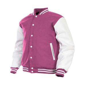 Logotipo personalizado Chenille bordado béisbol Letterman chaquetas hombres Vintage en blanco Universidad Varsity chaqueta - Product Image 3