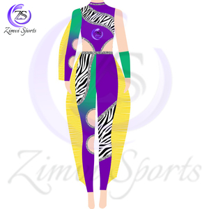 ผ้ายืดหยุ่นสูงน้ำหนักเบายืดหยุ่นและพาเหรดพร้อมจำหน่ายชุดเครื่องแบบพิมพ์โลโก้ของตัวเองโดย zimvi Sports - Product Image 2