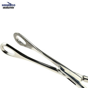 Fórceps de esponja Foerster de bajo precio, instrumentos de sujeción quirúrgicos dentados rectos de acero inoxidable Premium de 8 pulgadas - Product Image 5