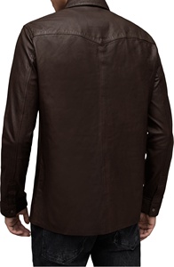 Biker Leather Jacket for Men - <b>Heavy</b> <b>Duty</b> <b>Zippers</b> and Pockets for Adventure Lovers - Leather Jackets for Men jacket for men - Product Image 6