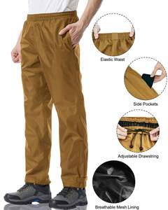 Pantalones de chándal cortavientos informales para hombre Lona ligera de cintura alta Hecho en Pakistán Precio - Product Image 3