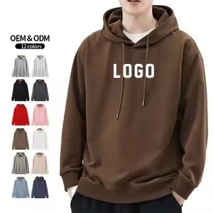 Parche bordado personalizado jerséis de lana suave Puff estampado liso de alta calidad 350 GSM algodón sudadera de gran tamaño mujeres cuello redondo - Product Image 3