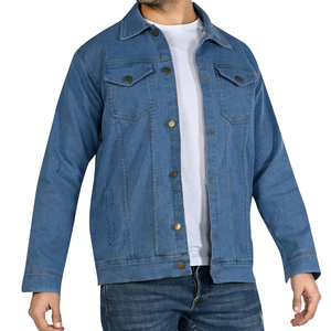 Dernière veste en jean Streetwear à la mode parfaite pour la revente et la vente au détail Vestes en jean durables, élégantes et abordables - Product Image 1