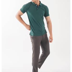 Haute qualité 100% coton hommes pour T-shirts polo nouveau Design personnalisé tissu tricoté vente en gros - Product Image 4