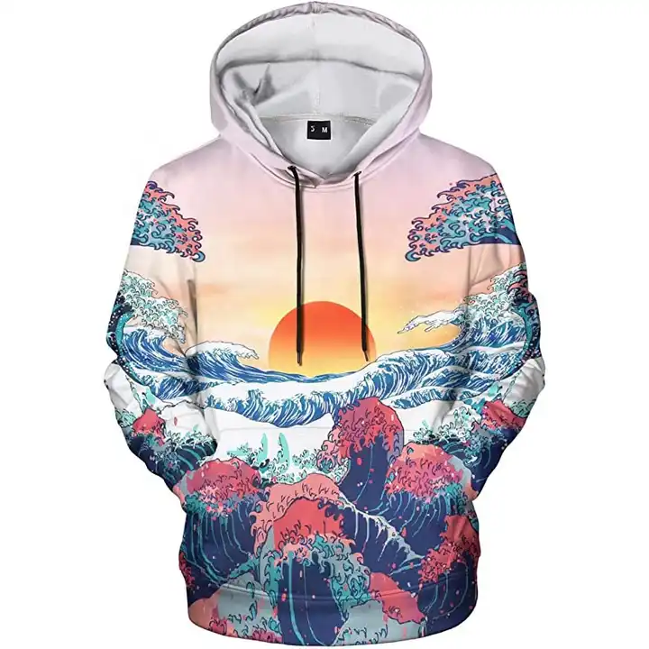Sublimation Hoodies/pullover 100% Polyester Adult Uni-sex double