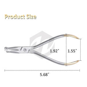 Alicates Dentales para Remover Bandas de Ortodoncia, Fórceps, Instrumento Quirúrgico Dental Semi-Enchapado en Oro, Herramienta para Dientes - Product Image 2