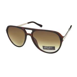 Occhiali da Sole Sean John SJSpl3479 Protezione UV 100% Lenti Sfumate Montatura Quadrata Leggera in Acetato Dorato Ultima Collezione Colore Arancione - Product Image 1
