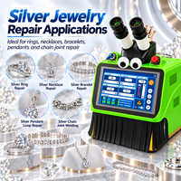 Machine à souder laser YAG 60W pour bijoux en argent, soudeuse par points pour la réparation de bijoux, micro-soudure de métaux or et argent
