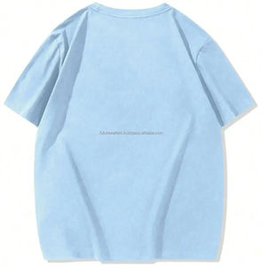 Camisetas de algodón con logotipo en relieve para hombre de alta calidad, camiseta de verano a la venta, Camiseta de punto para hombre - Product Image 5