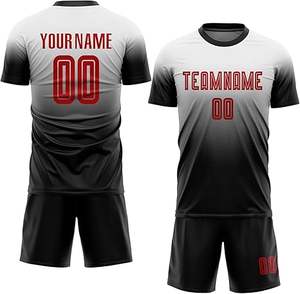 ชุดเสื้อฟุตบอลและกางเกงขาสั้นออกแบบเองเพื่อความสบายและสไตล์ที่สมบูรณ์แบบสำหรับแบรนด์กีฬา - Product Image 1