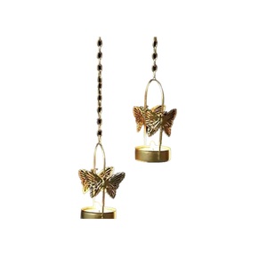 Bougeoirs en métal faits à la main lanternes bocaux pour la décoration intérieure forme de taille personnalisée dernière conception suspendue de toit classique pour - Product Image 4