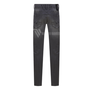 กางเกงยีนส์คลาสสิกทรงตรงใส่ได้ทุกวัน, กางเกงยีนส์ผ้าเดนิมเฮฟวีเวตใส่สบาย - Product Image 2