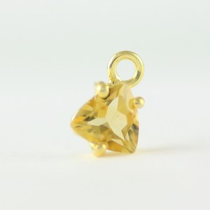 Colgantes de Joyería con Piedras Preciosas de Moda, Estilo Vintage, Chapados en Oro y Plata, con Corte Trillón, Engaste de Puntas, Cuarzo, Piedra de Nacimiento, Solitario - Product Image 4