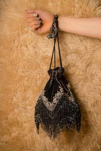 Bolsos de mano de boda hechos a mano de estilo bohemio con bordado artesanal con decoración de perlas forro de diseño elegante al por mayor - Product Image 3