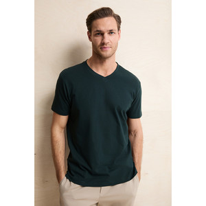 T-shirt à col en V pour homme GRIMELANGE Almeri, 100% coton doux - Product Image 1