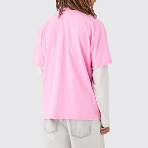 Short graphique et t-shirt à manches pour homme 100% coton imprimé sur mesure 220 Gsm Streetwear motif solide taille personnalisée - Product Image 2