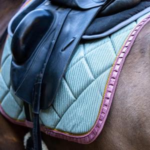 Dernier modèle de tapis de selle en coton, équipement d'équitation, ensembles de tapis d'équitation pour chevaux, ensemble de tapis de selle de dressage équestre - Product Image 4