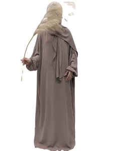 ชุดอาบายะห์มุสลิมคลาสสิกสำหรับผู้หญิง เนื้อผ้าเบาสบาย ระบายอากาศได้ดี ยาวเต็มตัว แบบตุรกี ตัดเย็บตามสั่ง ชุดอาบายะห์สำหรับสตรีมุสลิม - Product Image 4