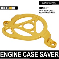 Protecteur de carter moteur anodisé JFG en aluminium CNC pour Sur-Ron Light Bee Segway X160, pièce de motocross