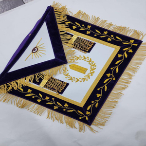 Mandil Masónico de Primera Calidad, Estilo Vintage, Duradero, Cómodo y Ecológico, con Bordado Elegante para Logia - Product Image 2