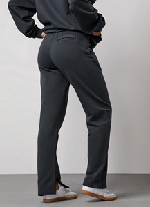 Chándal Informal Personalizable para Mujer, de Peso Medio, Cortavientos, Transpirable, de Algodón 100%, Color Sólido, Talla Grande - Product Image 4