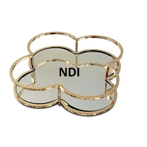 Artículos decorativos para fiestas hechos a mano, suministros de alimentos, equipo de servicio de catering, bandeja de Metal personalizada - Product Image 1