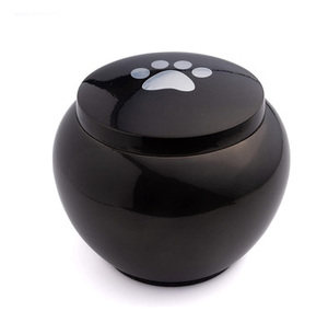 Urnes funéraires en laiton décoratives pour animaux de compagnie Urnes funéraires pour cendres de chat et de chien Urnes funéraires faites à la main - Product Image 3