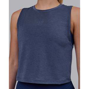 Camiseta Deportiva Corta Vital - Azul Medianoche, Transpirable - Product Image 5
