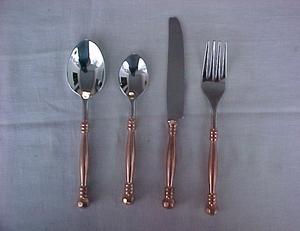 Ensemble de couverts en acier inoxydable 304 de haute qualité brillant poli avec poignée en os naturel quantité minimale de commande 100 ensembles - Product Image 2