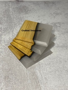 Handmade MDF Wood Coasters 6Pcs with Holder <b>Enamel</b> Printed Unique Pattern Kitchenware <b>Cup</b> Coaster for Tableware and Table Top - Product Image 6