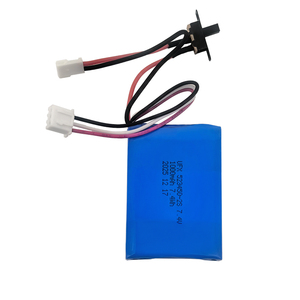 Заводская индивидуальная аккумуляторная батарея 2S Ufine 523450-2S 7,4 V 1000mAh литий-ионный аккумулятор для профессионального оборудования - Product Image 1