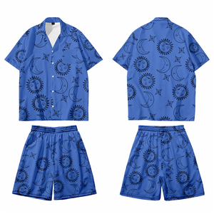 Vente en gros de maillots de bain, tenues et shorts à la mode pour l'été, ensemble de deux pièces, ensemble de shorts décontractés personnalisés pour hommes - Product Image 5