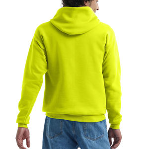 Sweats à capuche pour hommes surdimensionnés poids lourd tricoté à la mode Boxy Fit goutte épaule numérique imprimé hiver sweats à capuche à cordon pour hommes - Product Image 5