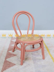 Modern Eco-Friendly Rattan Chair for <b>Kids</b> Safe Stylish <b>Furniture</b> for Playrooms <b>Outdoor</b> Spaces Kitchen Use for Living Room - Product Image 3