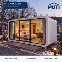 Cabine de luxe mobile de 20 pieds, bureau extérieur, pod de travail mobile pour jardin