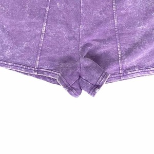 Summer Acid Wash Breathable Comfortable Cotton jogger Vintage <b>Running</b> Short <b>Pants</b> Drawstring Summer Streetwear <b>Men</b> Shorts - Product Image 3