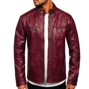 Chaquetas de Cuero para Hombre de Buena Calidad y Cómodas en Oferta, Ropa Masculina, Ropa de Moda Ajustada, Chaqueta de Cuero para Hombre - Product Image 5