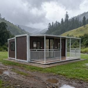 Casas Prefabricadas de 1 Dormitorio en Tailandia, Casa de Campo Prefabricada, Casa Expandible, Casa Modular Prefabricada Estilo Contenedor - Product Image 1