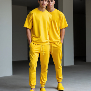 Camiseta ajustada, chándal, pantalones de algodón, conjuntos de Jogger, ropa deportiva para hombre, camisetas de manga larga, chándal para hombre - Product Image 5