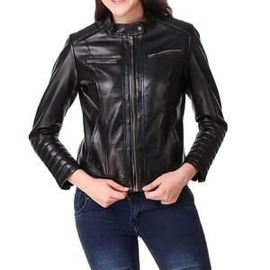 Chaquetas de Piel de Oveja Genuina para Mujer, Tallas Grandes, Estilo Nuevo, al por Mayor, Transpirables, Impermeables, con Cierre, Uso Casual, Alta Demanda, Nailon - Product Image 1