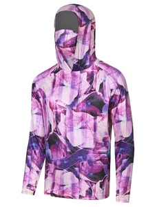 2025 masque facial à capuche Protection solaire Protection UV camo à manches longues randonnée vêtements de sport costume de pêche - Product Image 2