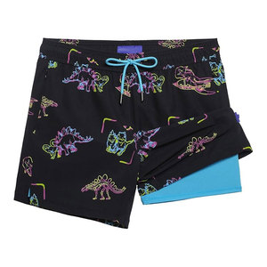 Shorts de bain décontractés pour hommes PERFECT FASHION, 100% coton, séchage rapide, écologiques, respirants, coupe-vent, cordon de serrage, taille mi-haute, personnalisés - Product Image 6