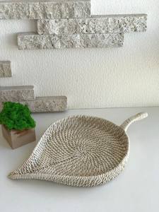 Plateau en rotin de style bohème, tissé à la main, plateau de service en osier naturel, plateau décoratif en rotin pour la décoration de la maison, cadeau du Vietnam - Product Image 5