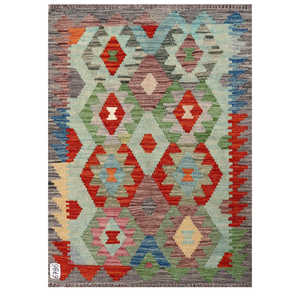 Tapis Kilim Maimana Afghanistan 111 x 80 cm, décoration murale - Product Image 1