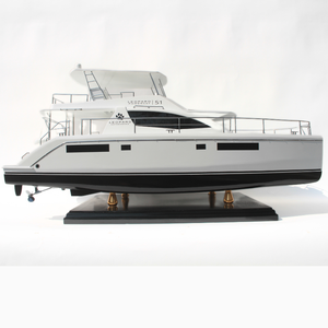 LEOPARD 51 POWERCAT BATEAUX VOILES MODERNES-MODÈLE YATCHH MODERNE ARTISANAT POUR LA DÉCORATION DE LA MAISON FABRIQUÉ AU VIETNAM LIVRAISON RAPIDE - Product Image 1