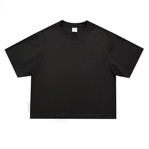 เสื้อยืดผู้ชายไซส์ใหญ่ ผ้าทอ ระบายอากาศดี สวมใส่สบาย แขนสั้น ทรงหลวม ผ้าฝ้าย สตรีทแวร์ เสื้อฤดูร้อน รับผลิตแบบ OEM ODM - Product Image 3